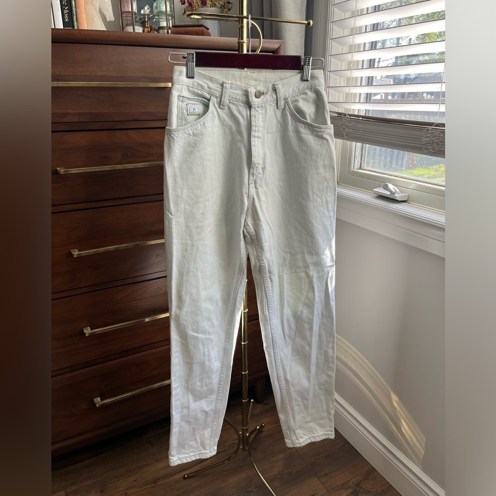 Vintage Wrangler Straight Leg Super Light Blue Jeans Made in USA
